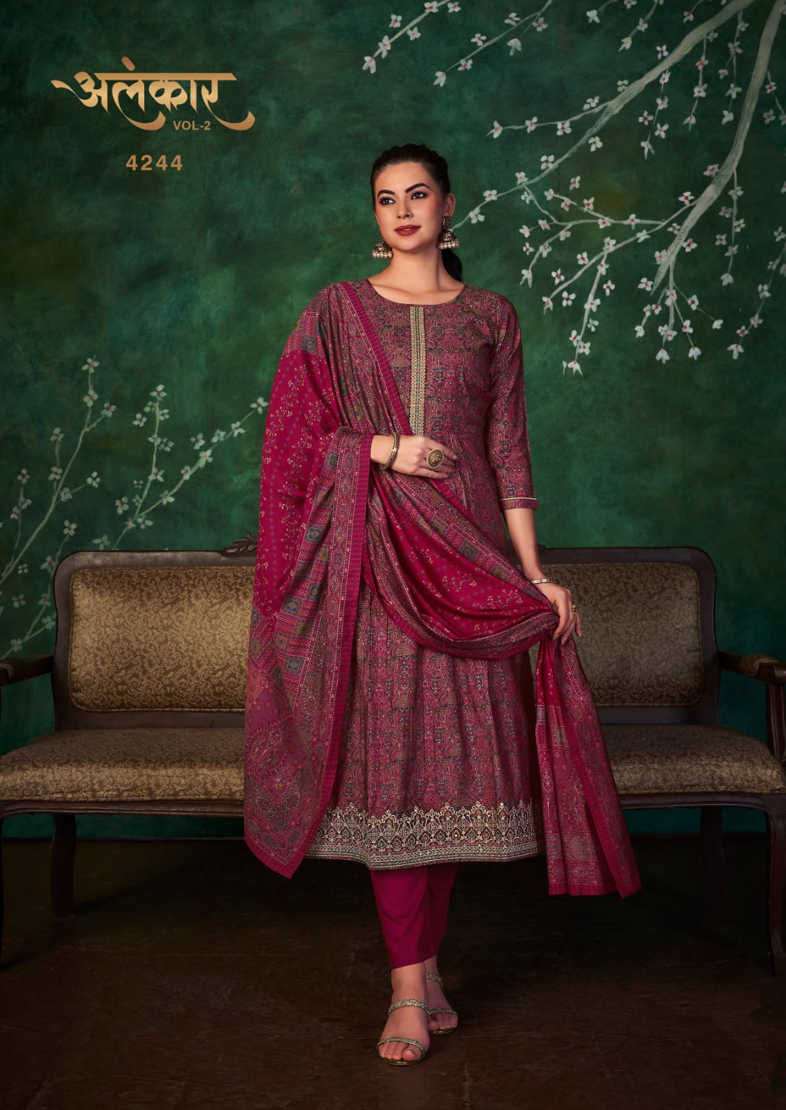 Alankar Vol 2 By Rang Sequence Work Muslin Designer Salwar Suits